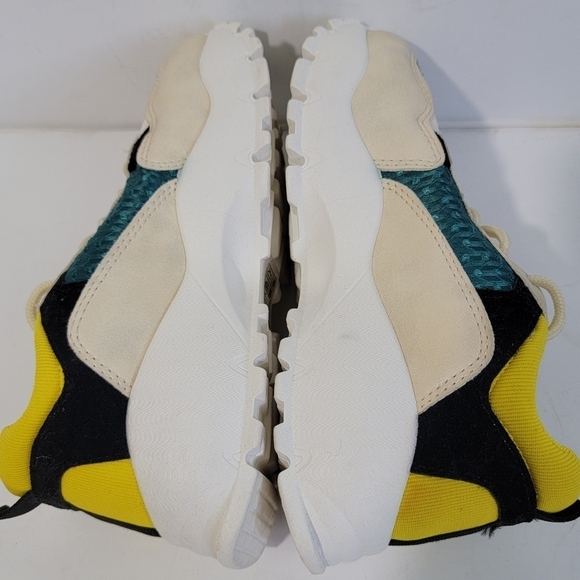 Jessica Carlife SIDNEY Womens Sneaker Sz 7 Green Yellow White Chunky Athleisure - Picture 5 of 12